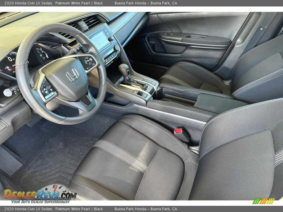 Front Seat of 2020 Honda Civic LX Sedan Photo #10
