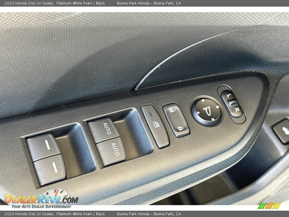 2020 Honda Civic LX Sedan Platinum White Pearl / Black Photo #12