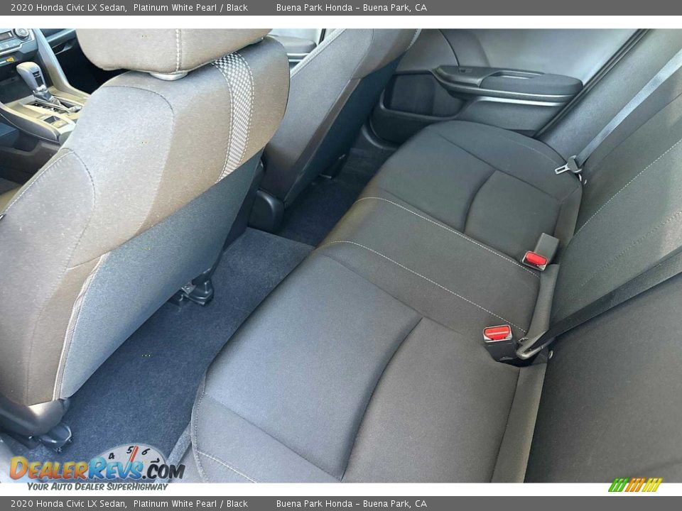 2020 Honda Civic LX Sedan Platinum White Pearl / Black Photo #13