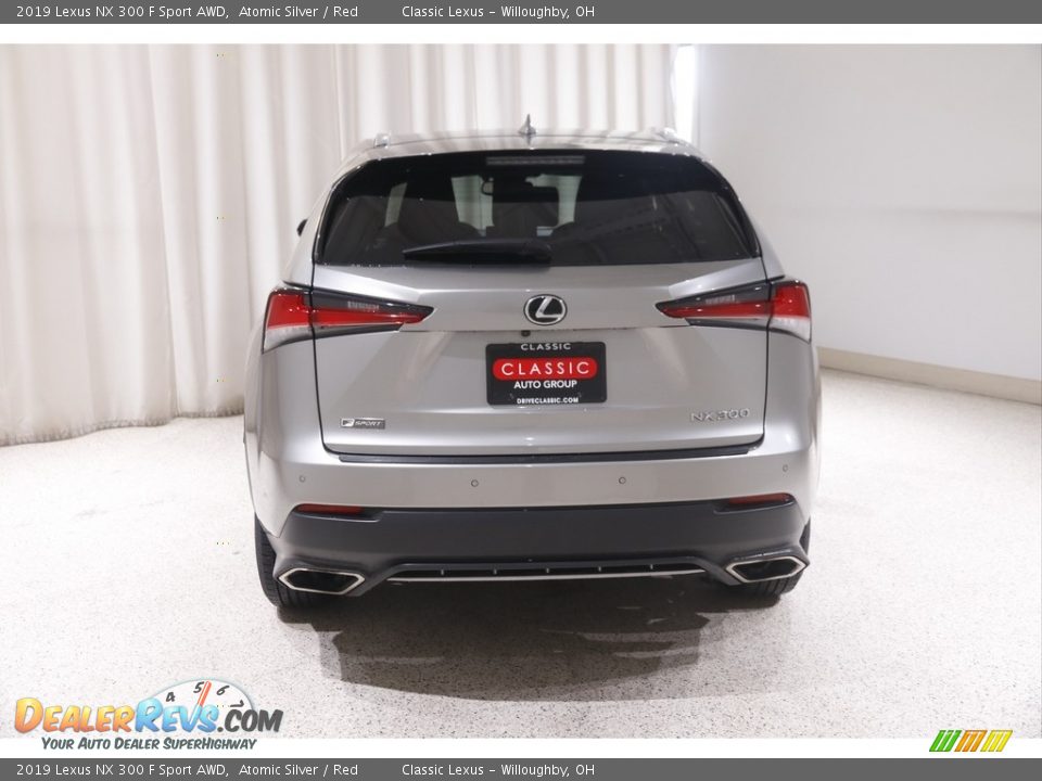 2019 Lexus NX 300 F Sport AWD Atomic Silver / Red Photo #21