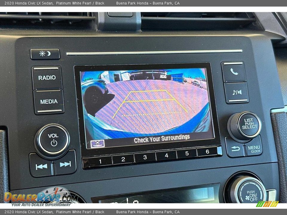 2020 Honda Civic LX Sedan Platinum White Pearl / Black Photo #20