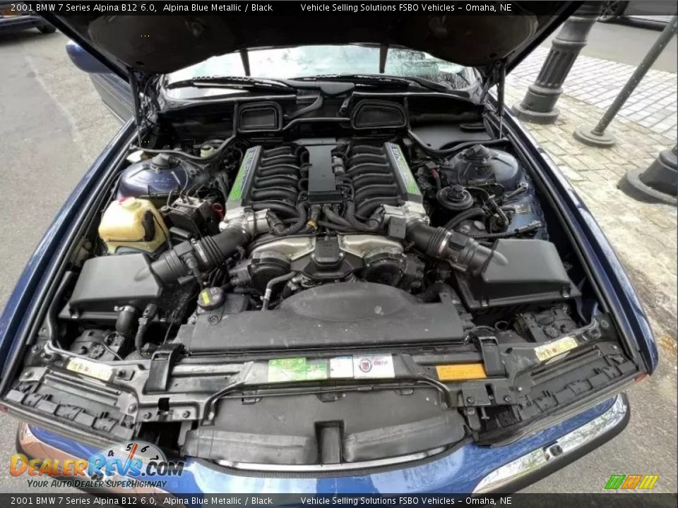 2001 BMW 7 Series Alpina B12 6.0 6.0 Liter SOHC 24-Valve V12 Engine Photo #8