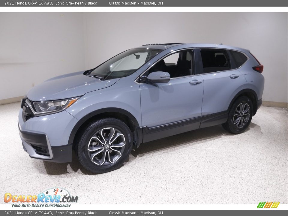 2021 Honda CR-V EX AWD Sonic Gray Pearl / Black Photo #3