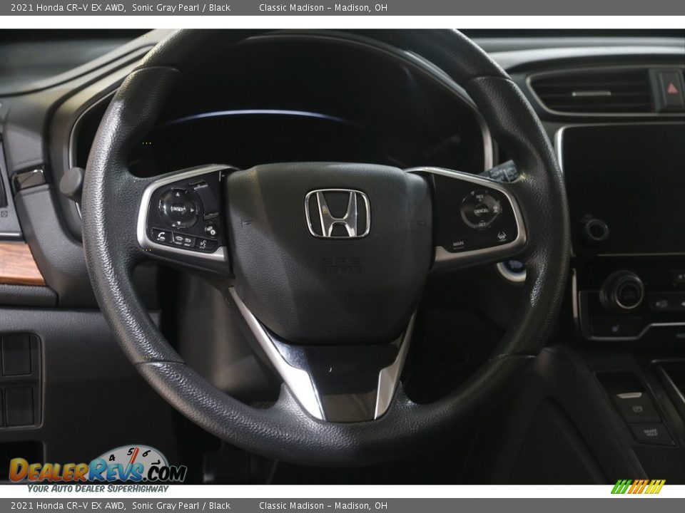 2021 Honda CR-V EX AWD Sonic Gray Pearl / Black Photo #7