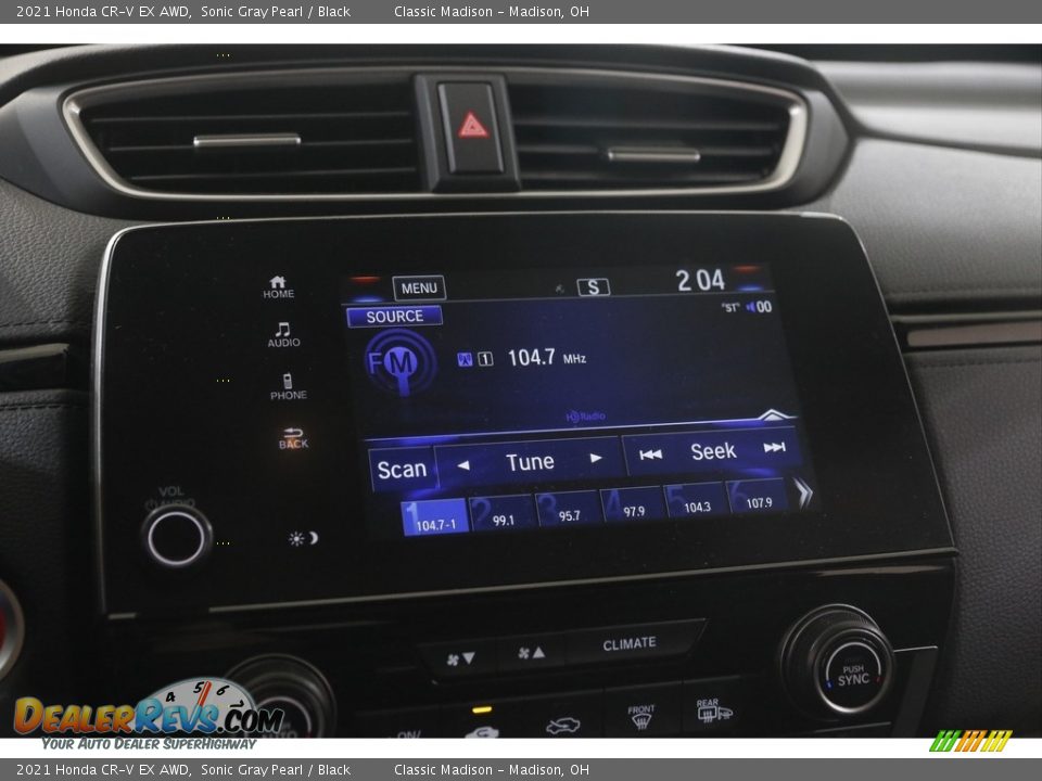 2021 Honda CR-V EX AWD Sonic Gray Pearl / Black Photo #10