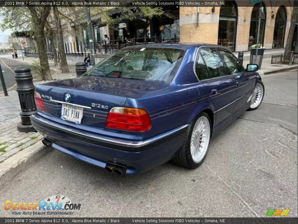 Alpina Blue Metallic 2001 BMW 7 Series Alpina B12 6.0 Photo #14