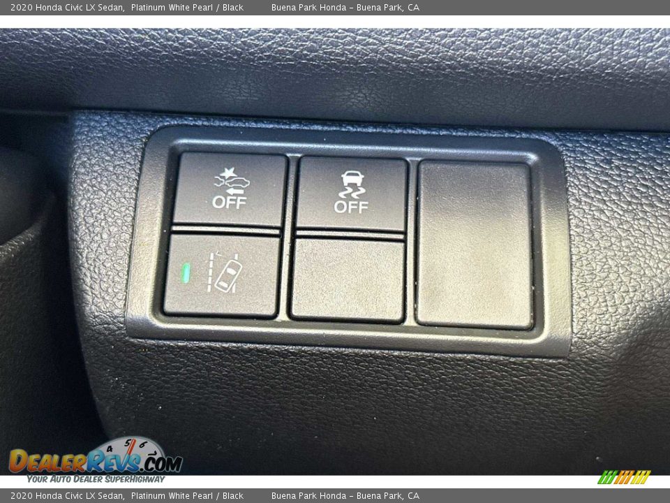 2020 Honda Civic LX Sedan Platinum White Pearl / Black Photo #28
