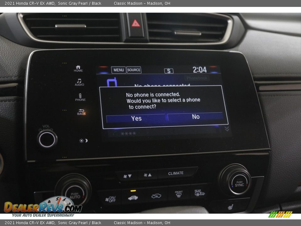2021 Honda CR-V EX AWD Sonic Gray Pearl / Black Photo #11