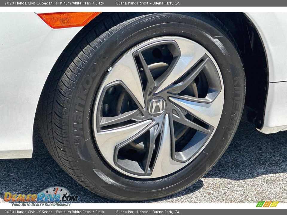 2020 Honda Civic LX Sedan Platinum White Pearl / Black Photo #29