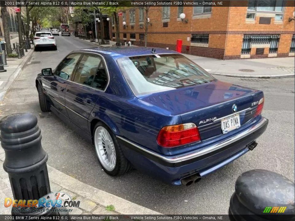 Alpina Blue Metallic 2001 BMW 7 Series Alpina B12 6.0 Photo #15