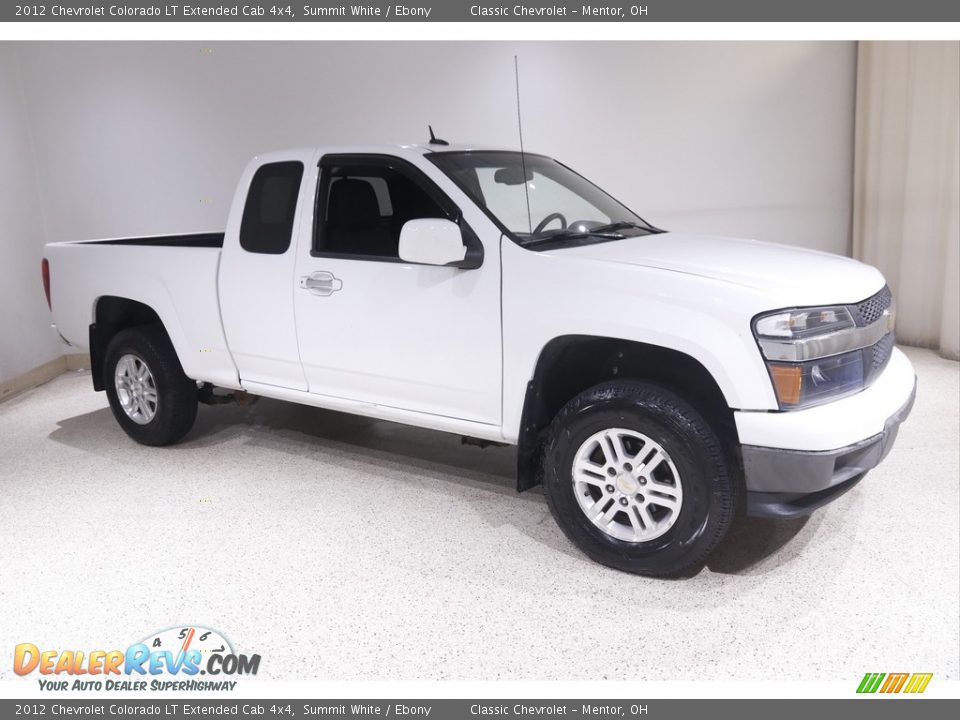 2012 Chevrolet Colorado LT Extended Cab 4x4 Summit White / Ebony Photo #1