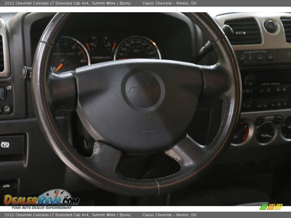 2012 Chevrolet Colorado LT Extended Cab 4x4 Summit White / Ebony Photo #7