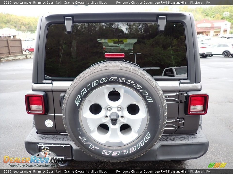 2019 Jeep Wrangler Unlimited Sport 4x4 Granite Crystal Metallic / Black Photo #4