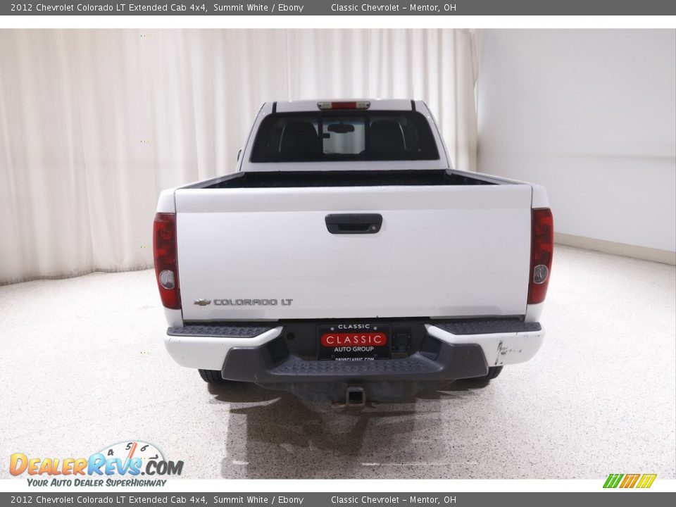 2012 Chevrolet Colorado LT Extended Cab 4x4 Summit White / Ebony Photo #14