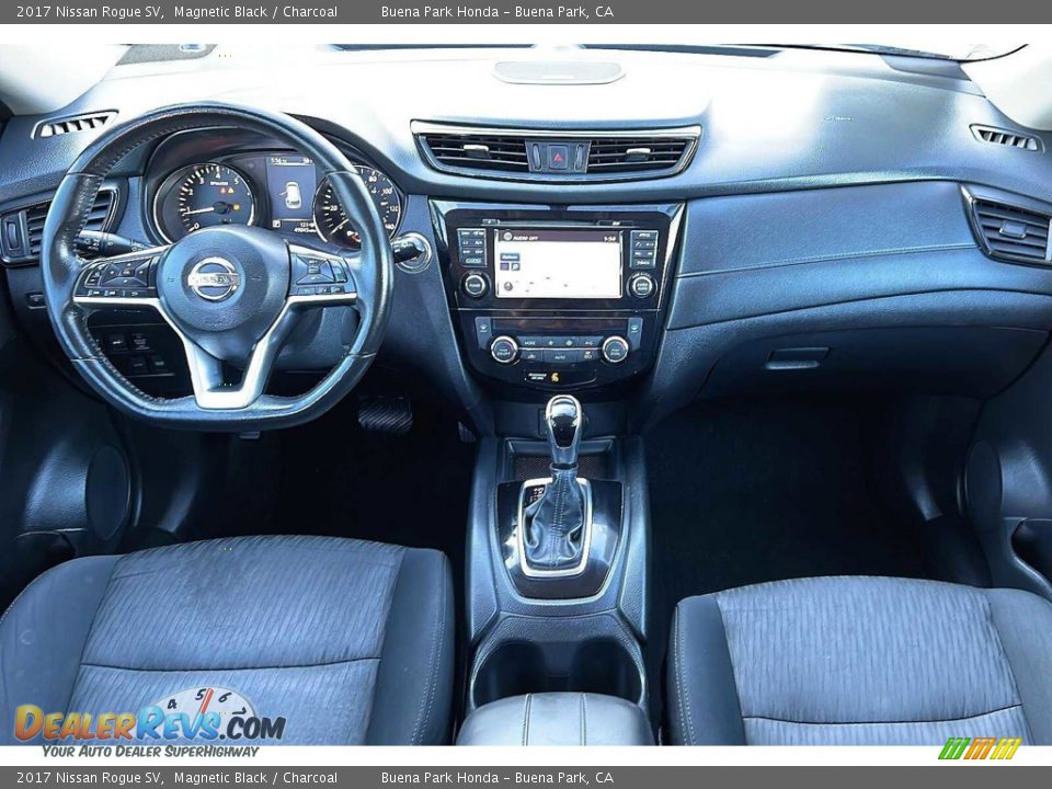 Charcoal Interior - 2017 Nissan Rogue SV Photo #15