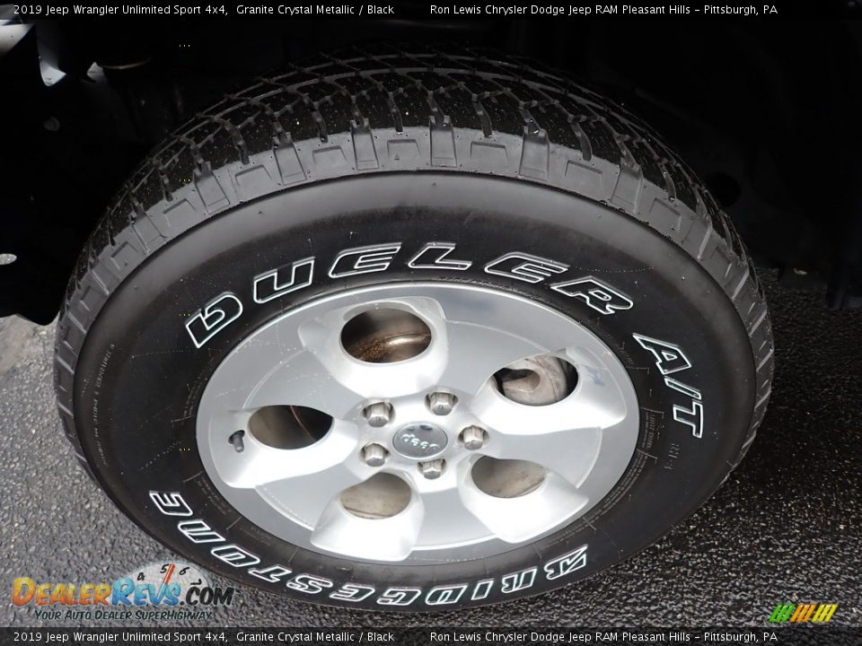 2019 Jeep Wrangler Unlimited Sport 4x4 Granite Crystal Metallic / Black Photo #10