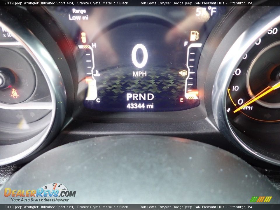 2019 Jeep Wrangler Unlimited Sport 4x4 Granite Crystal Metallic / Black Photo #20
