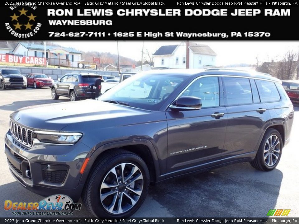 2023 Jeep Grand Cherokee Overland 4x4 Baltic Gray Metallic / Steel Gray/Global Black Photo #1