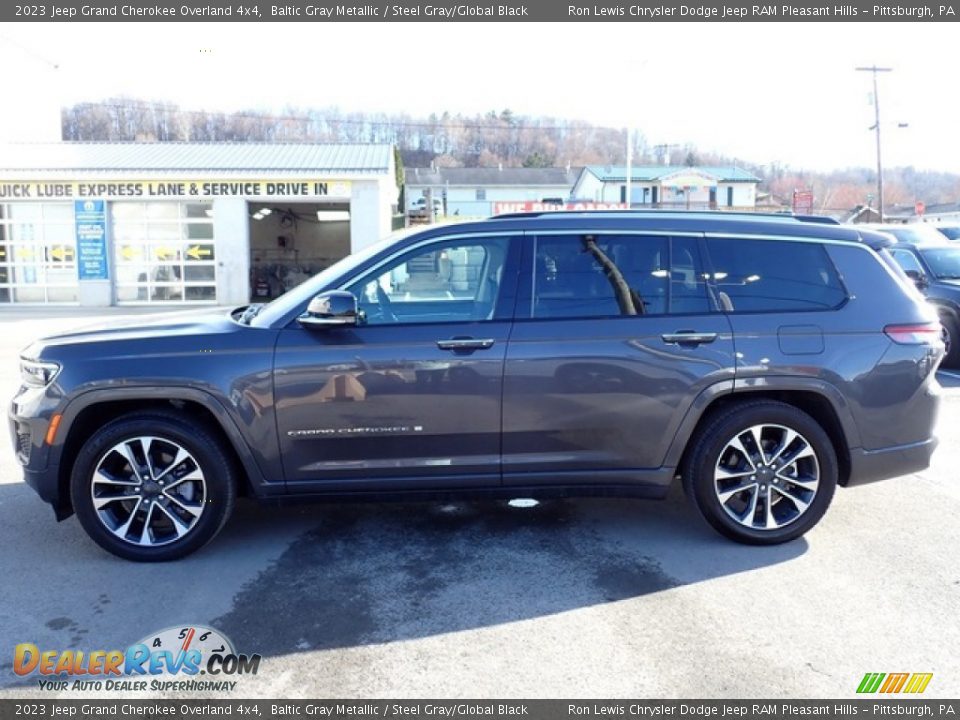 2023 Jeep Grand Cherokee Overland 4x4 Baltic Gray Metallic / Steel Gray/Global Black Photo #2