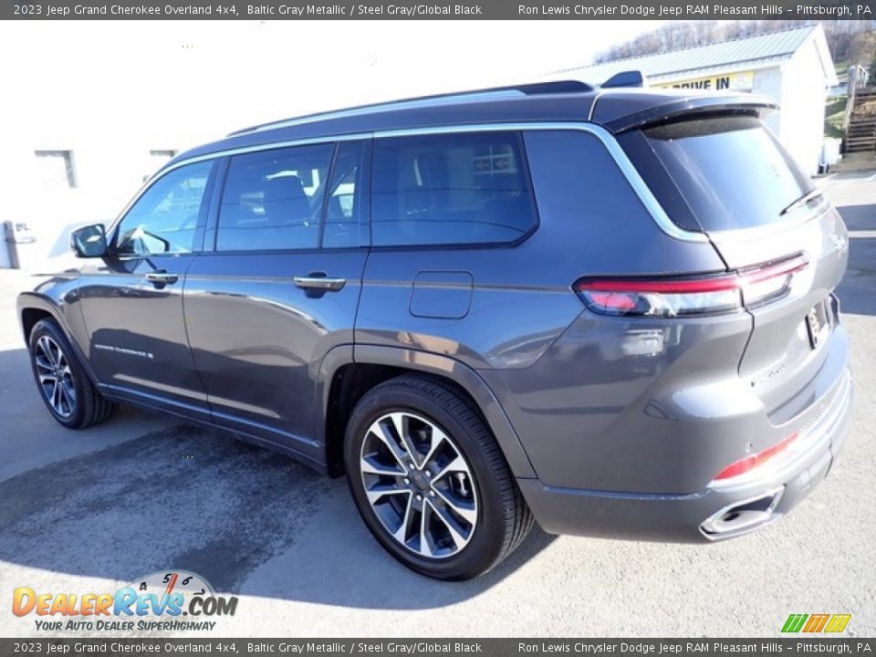 2023 Jeep Grand Cherokee Overland 4x4 Baltic Gray Metallic / Steel Gray/Global Black Photo #3