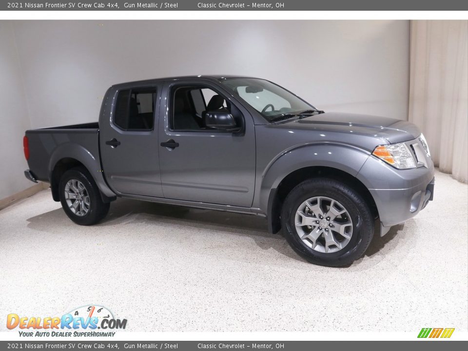 2021 Nissan Frontier SV Crew Cab 4x4 Gun Metallic / Steel Photo #1