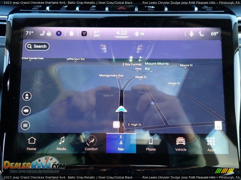 2023 Jeep Grand Cherokee Overland 4x4 Baltic Gray Metallic / Steel Gray/Global Black Photo #18