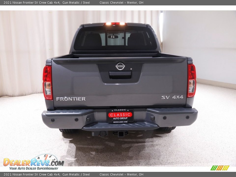 2021 Nissan Frontier SV Crew Cab 4x4 Gun Metallic / Steel Photo #18