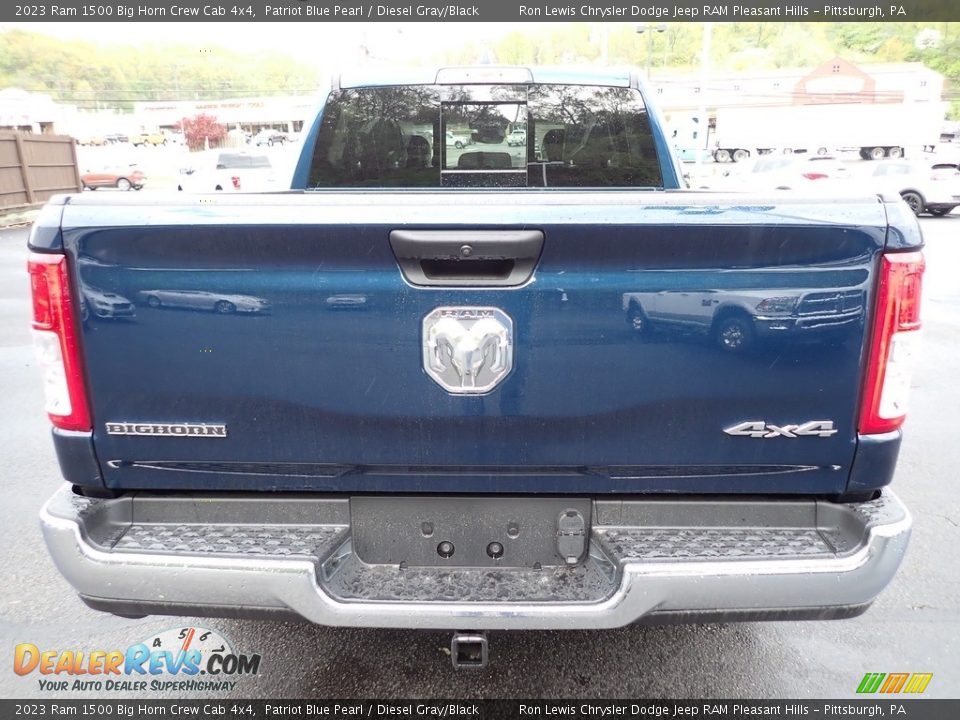 2023 Ram 1500 Big Horn Crew Cab 4x4 Patriot Blue Pearl / Diesel Gray/Black Photo #4