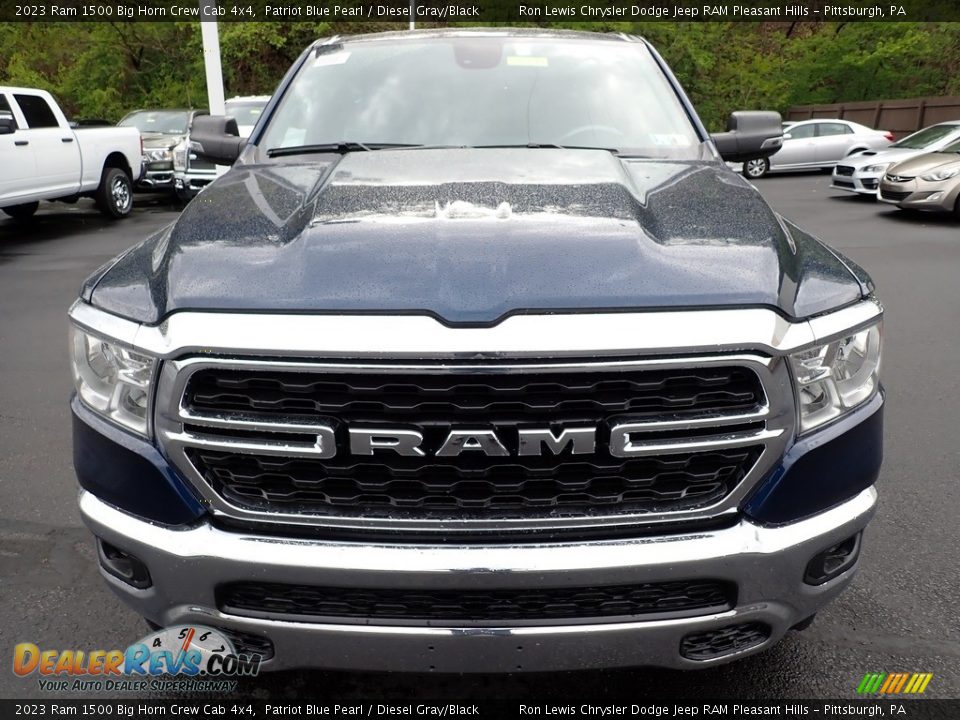 2023 Ram 1500 Big Horn Crew Cab 4x4 Patriot Blue Pearl / Diesel Gray/Black Photo #9