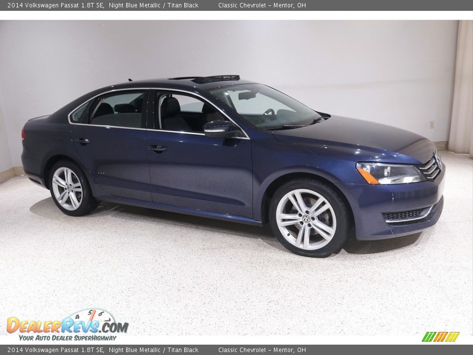 Night Blue Metallic 2014 Volkswagen Passat 1.8T SE Photo #1