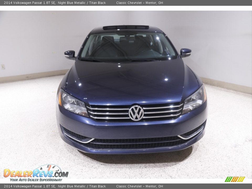 2014 Volkswagen Passat 1.8T SE Night Blue Metallic / Titan Black Photo #2