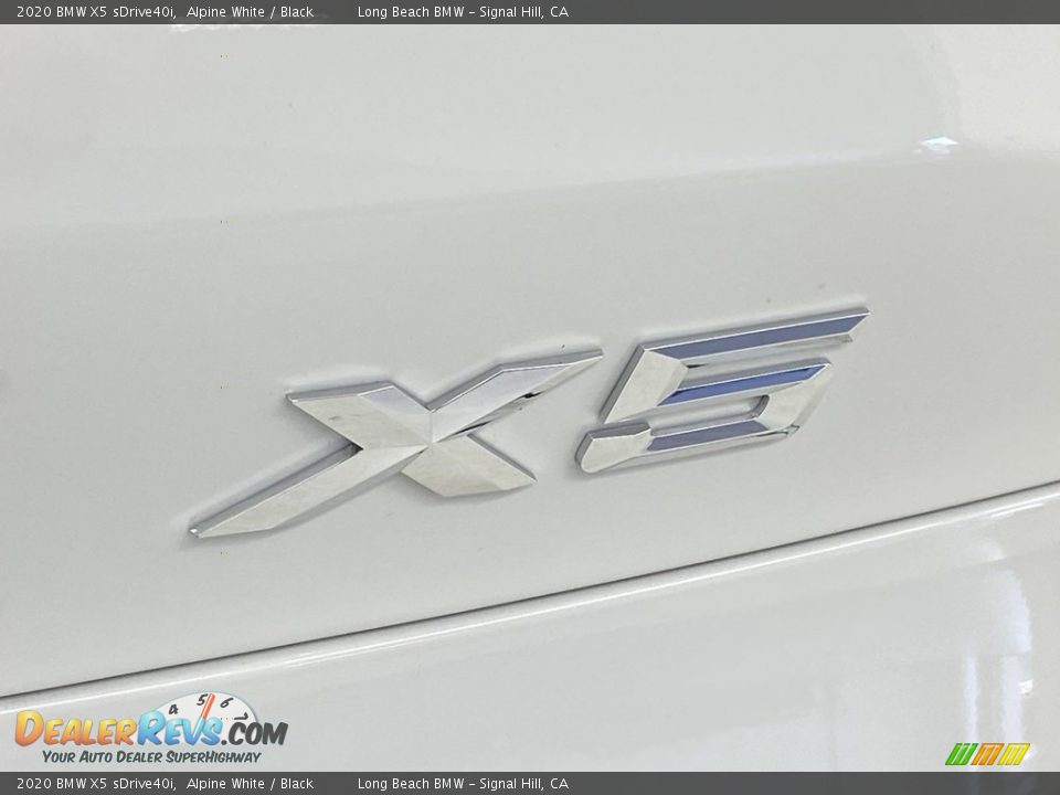 2020 BMW X5 sDrive40i Alpine White / Black Photo #10