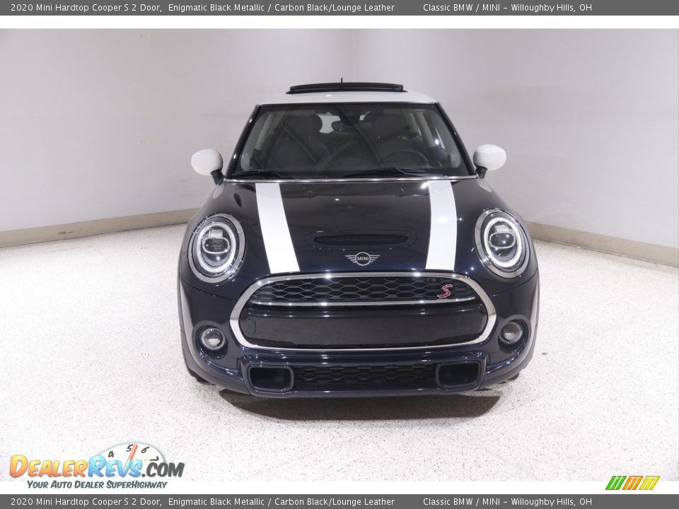 2020 Mini Hardtop Cooper S 2 Door Enigmatic Black Metallic / Carbon Black/Lounge Leather Photo #2