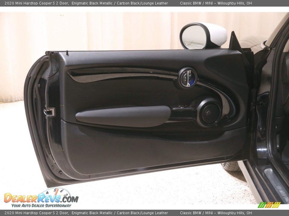 2020 Mini Hardtop Cooper S 2 Door Enigmatic Black Metallic / Carbon Black/Lounge Leather Photo #4