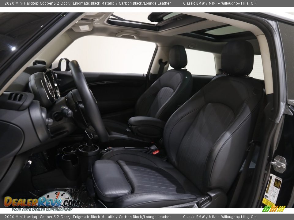2020 Mini Hardtop Cooper S 2 Door Enigmatic Black Metallic / Carbon Black/Lounge Leather Photo #5