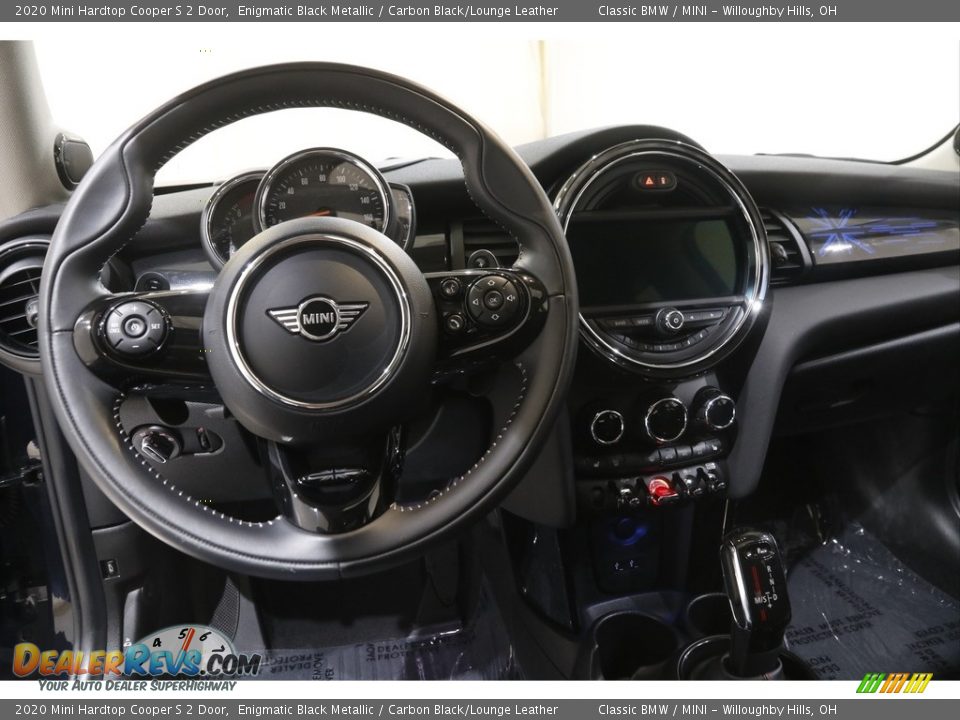 2020 Mini Hardtop Cooper S 2 Door Enigmatic Black Metallic / Carbon Black/Lounge Leather Photo #6