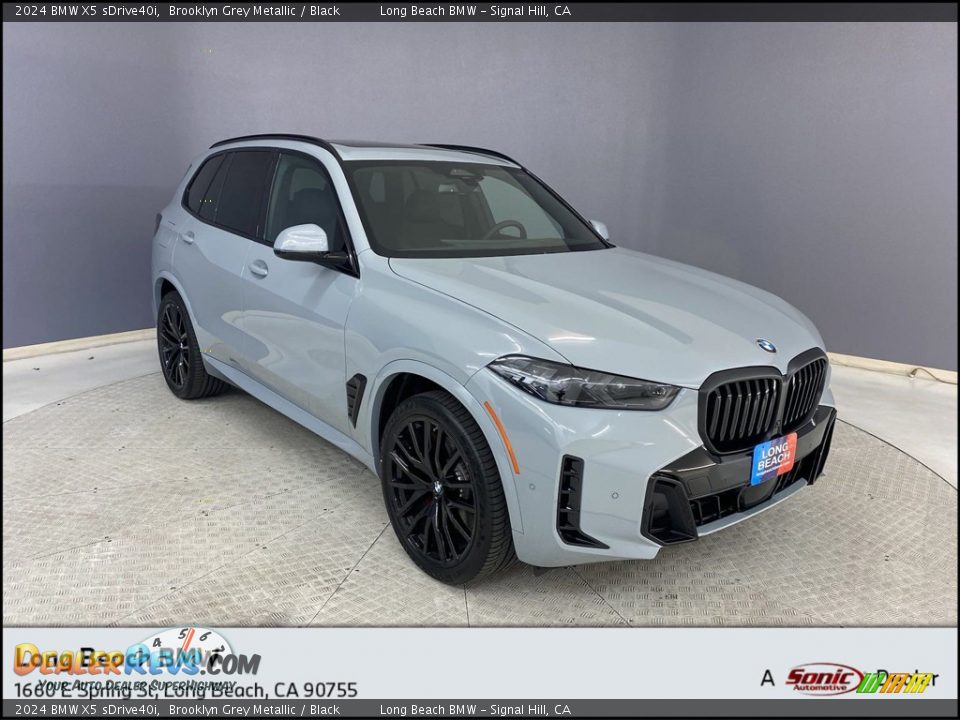 2024 BMW X5 sDrive40i Brooklyn Grey Metallic / Black Photo #1