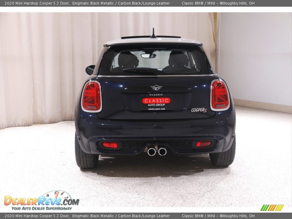 2020 Mini Hardtop Cooper S 2 Door Enigmatic Black Metallic / Carbon Black/Lounge Leather Photo #20