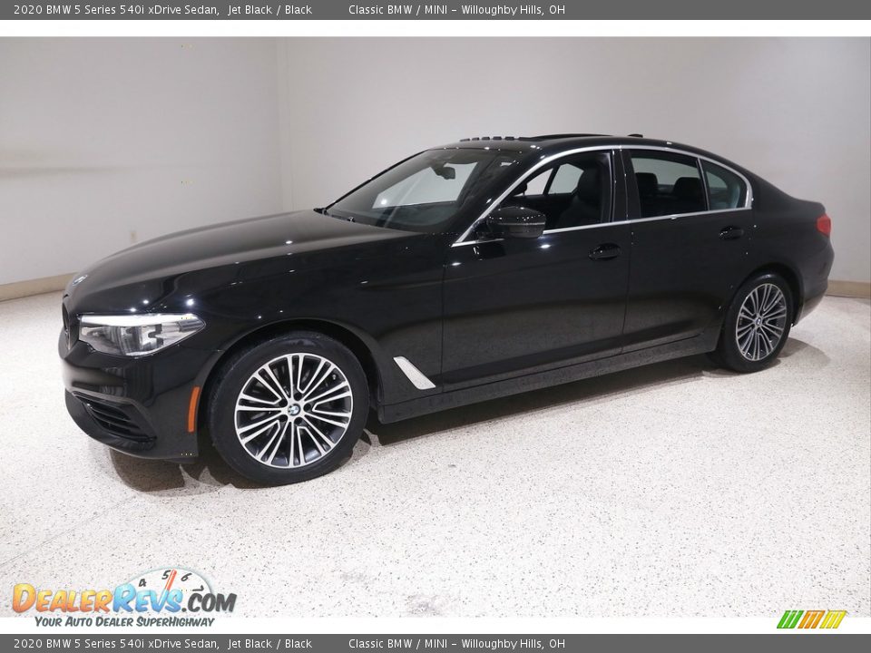 2020 BMW 5 Series 540i xDrive Sedan Jet Black / Black Photo #3