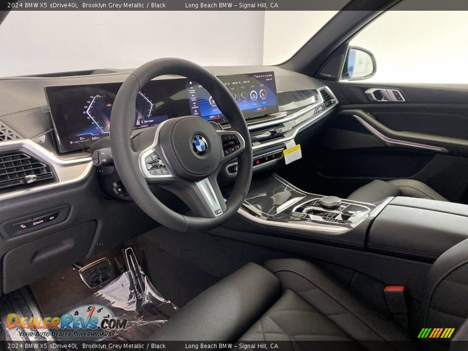 Black Interior - 2024 BMW X5 sDrive40i Photo #12