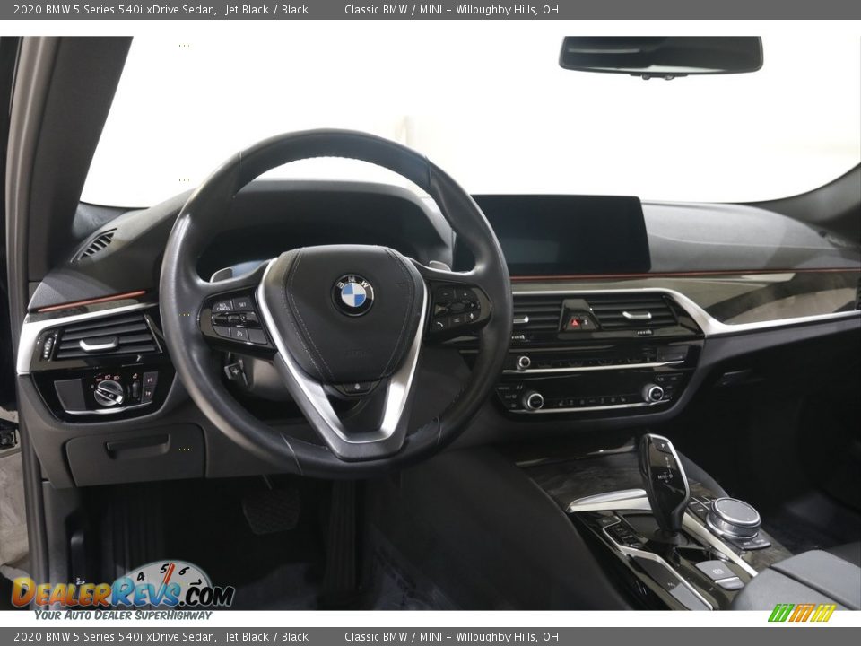 2020 BMW 5 Series 540i xDrive Sedan Jet Black / Black Photo #6