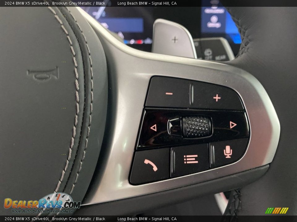 2024 BMW X5 sDrive40i Steering Wheel Photo #16