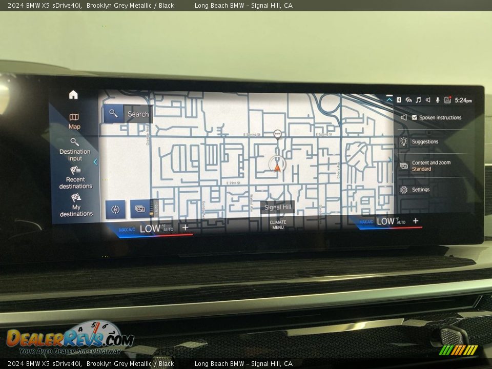 Navigation of 2024 BMW X5 sDrive40i Photo #19