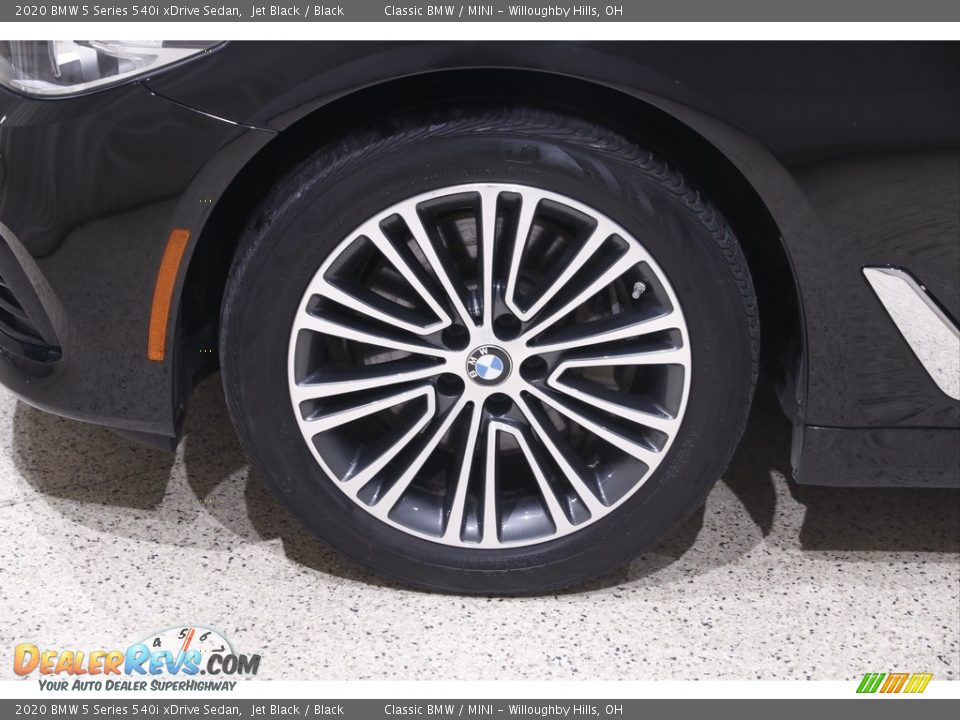 2020 BMW 5 Series 540i xDrive Sedan Jet Black / Black Photo #23