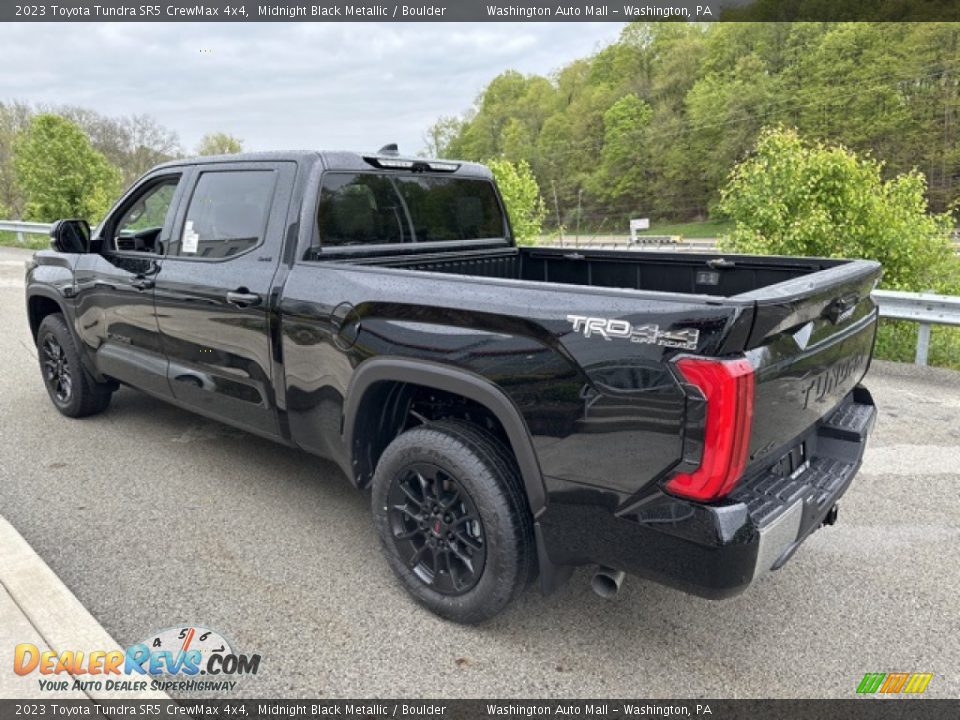 2023 Toyota Tundra SR5 CrewMax 4x4 Midnight Black Metallic / Boulder Photo #2