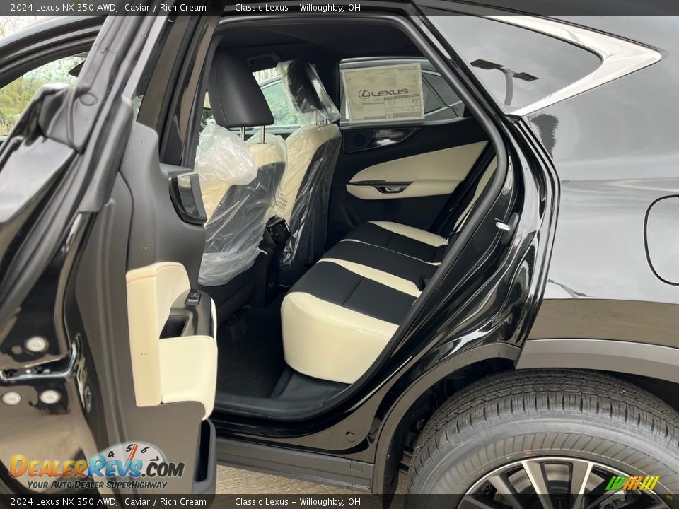 Rear Seat of 2024 Lexus NX 350 AWD Photo #3