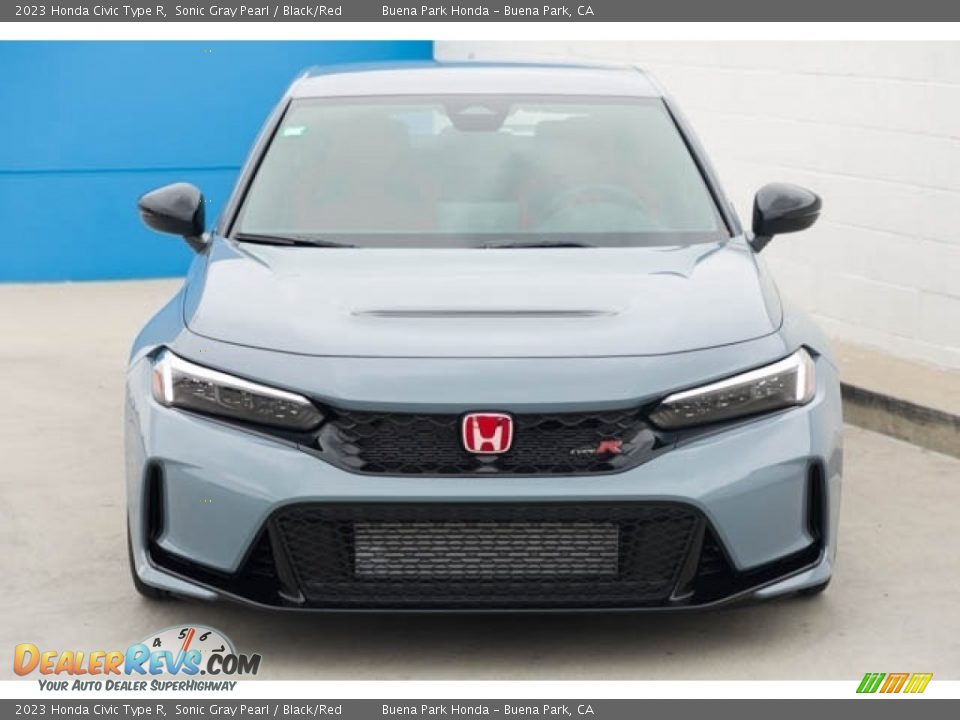 2023 Honda Civic Type R Sonic Gray Pearl / Black/Red Photo #3