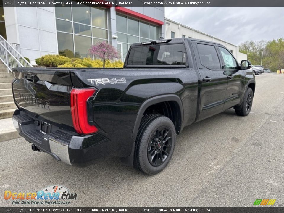 Midnight Black Metallic 2023 Toyota Tundra SR5 CrewMax 4x4 Photo #9