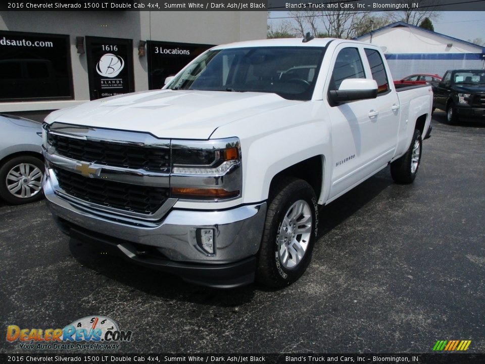 2016 Chevrolet Silverado 1500 LT Double Cab 4x4 Summit White / Dark Ash/Jet Black Photo #2