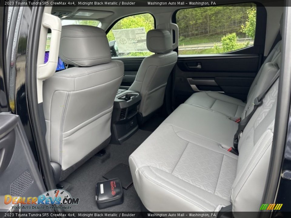 Rear Seat of 2023 Toyota Tundra SR5 CrewMax 4x4 Photo #22